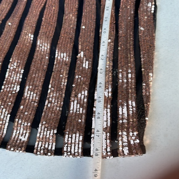 24K Label by K Too | Black Sheer Sequined Maxi Evening Dress - Picture 8 of 8